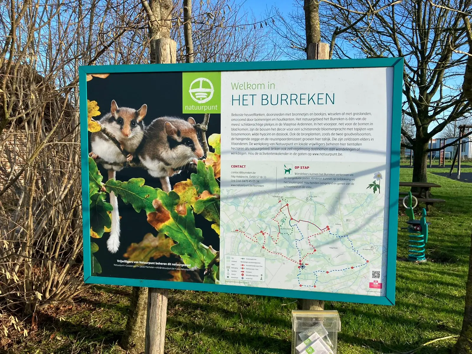 Foto 1 van de wandeling te Brakel