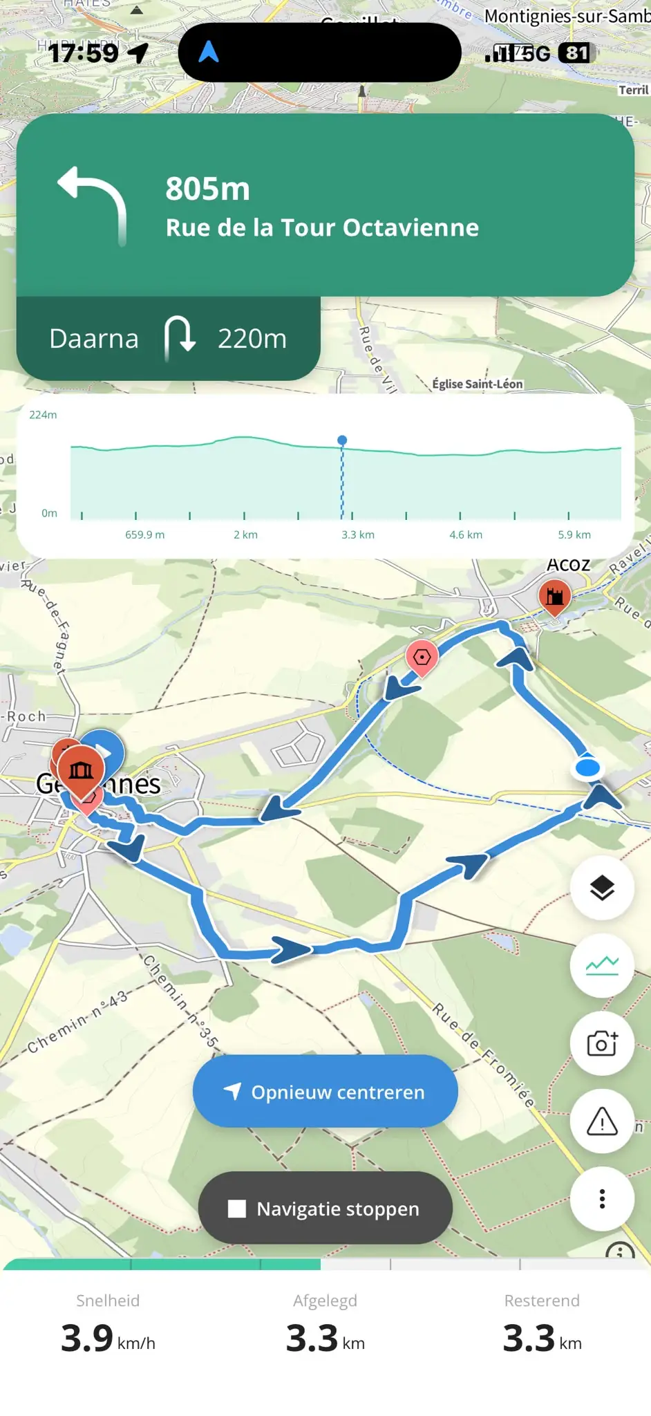 Wandeling afbeelding
