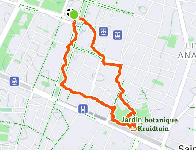 Foto 5 van de wandeling te Lunchwandeling 5