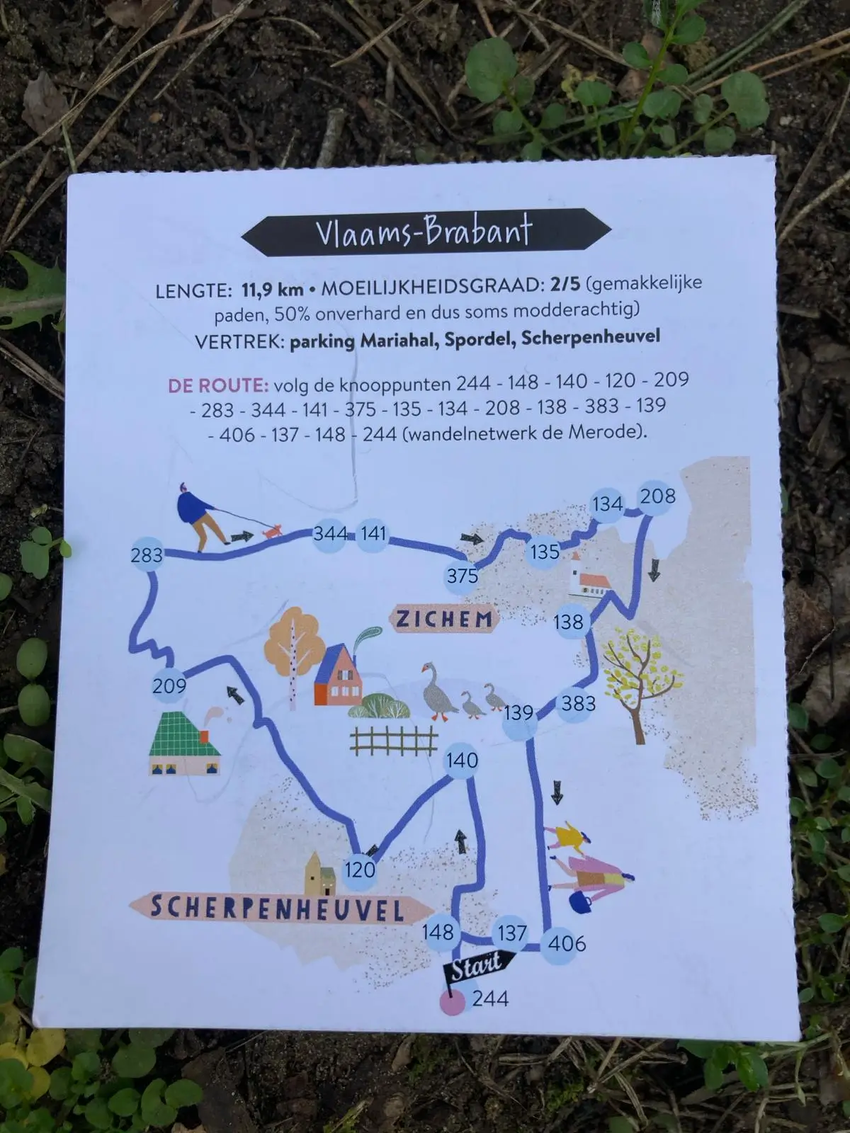 Wandeling afbeelding